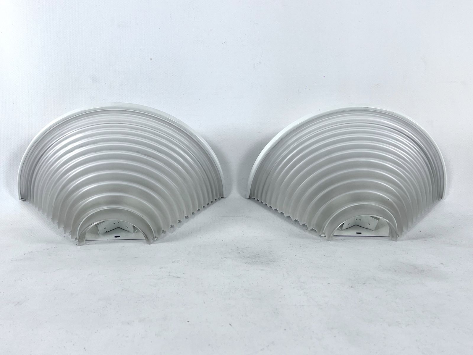 Vintage Pair Of Egisto 38 Sconces By Angelo Mangiarotti For Artemide. Italy 1980s photo for sale