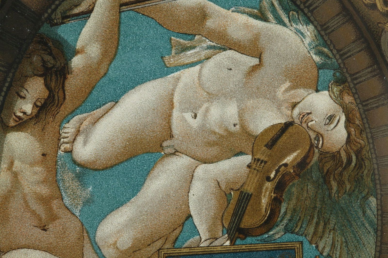 photo buy Chromolithographs "Grand Foyer De L'opéra De Paris", In "Le Nouvel Opera De Paris" 19th Century