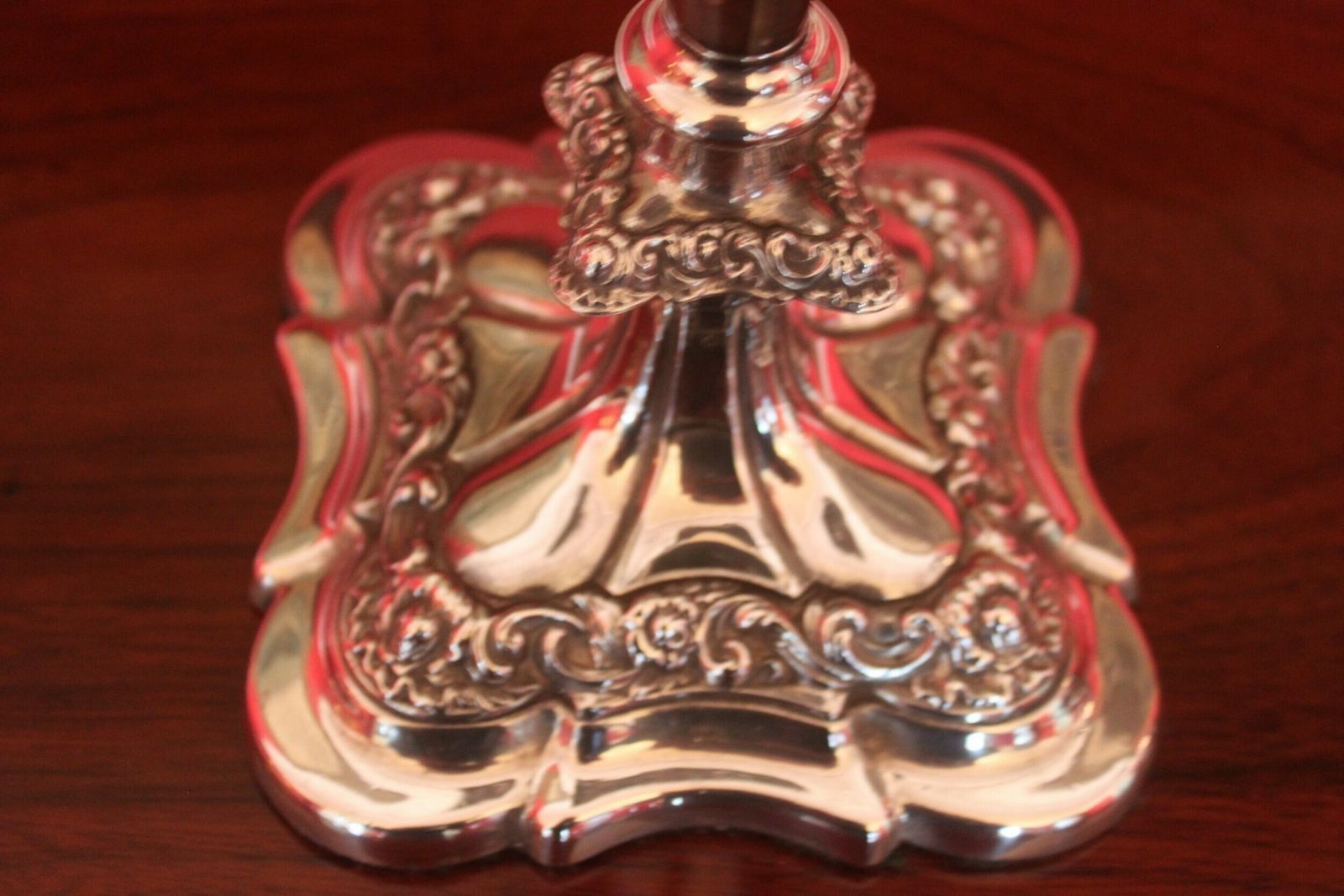 Pair Of Victorian Silver Plated Candlesticks photo furniture