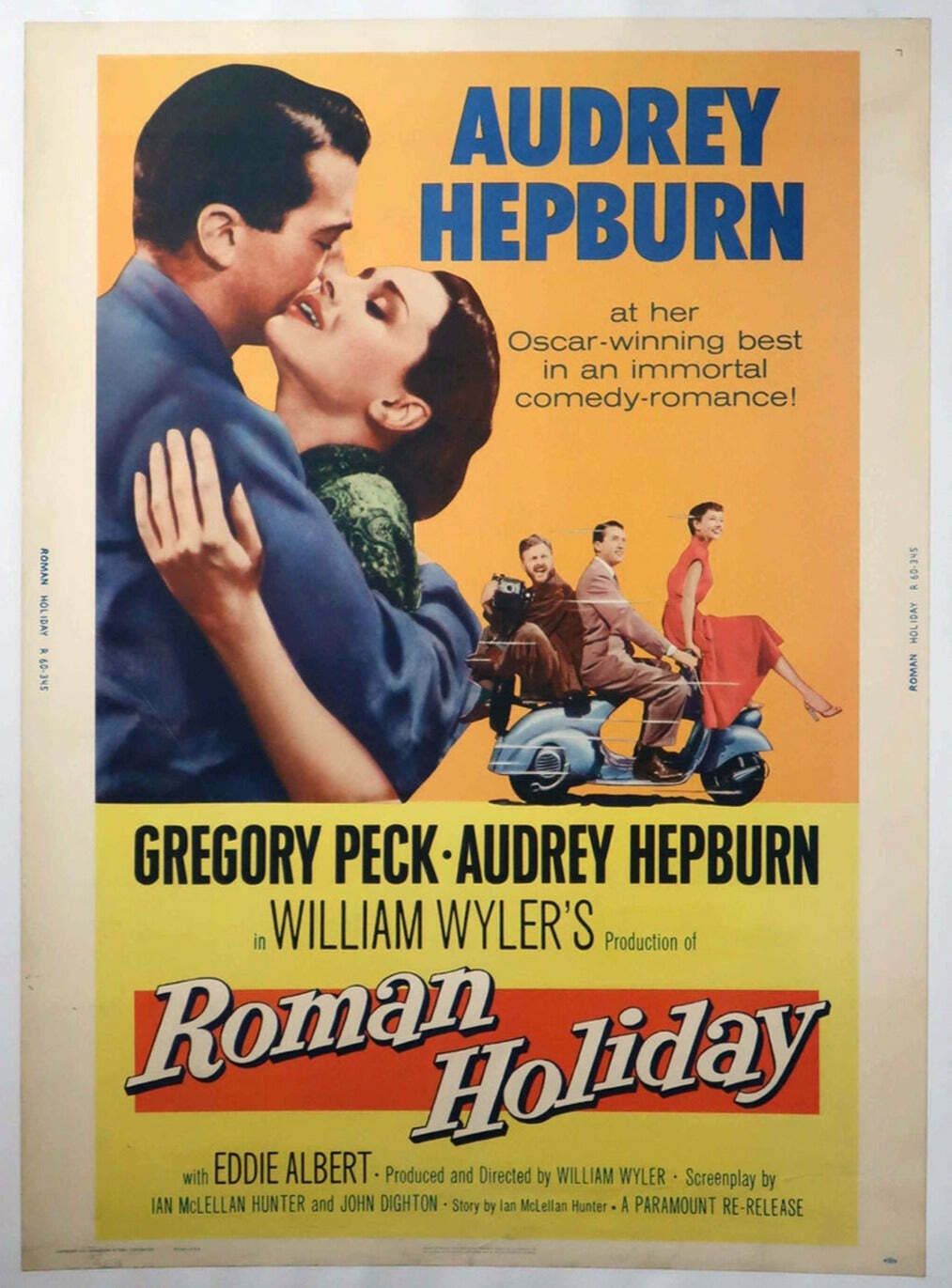 Roman Holiday Original Vintage Poster