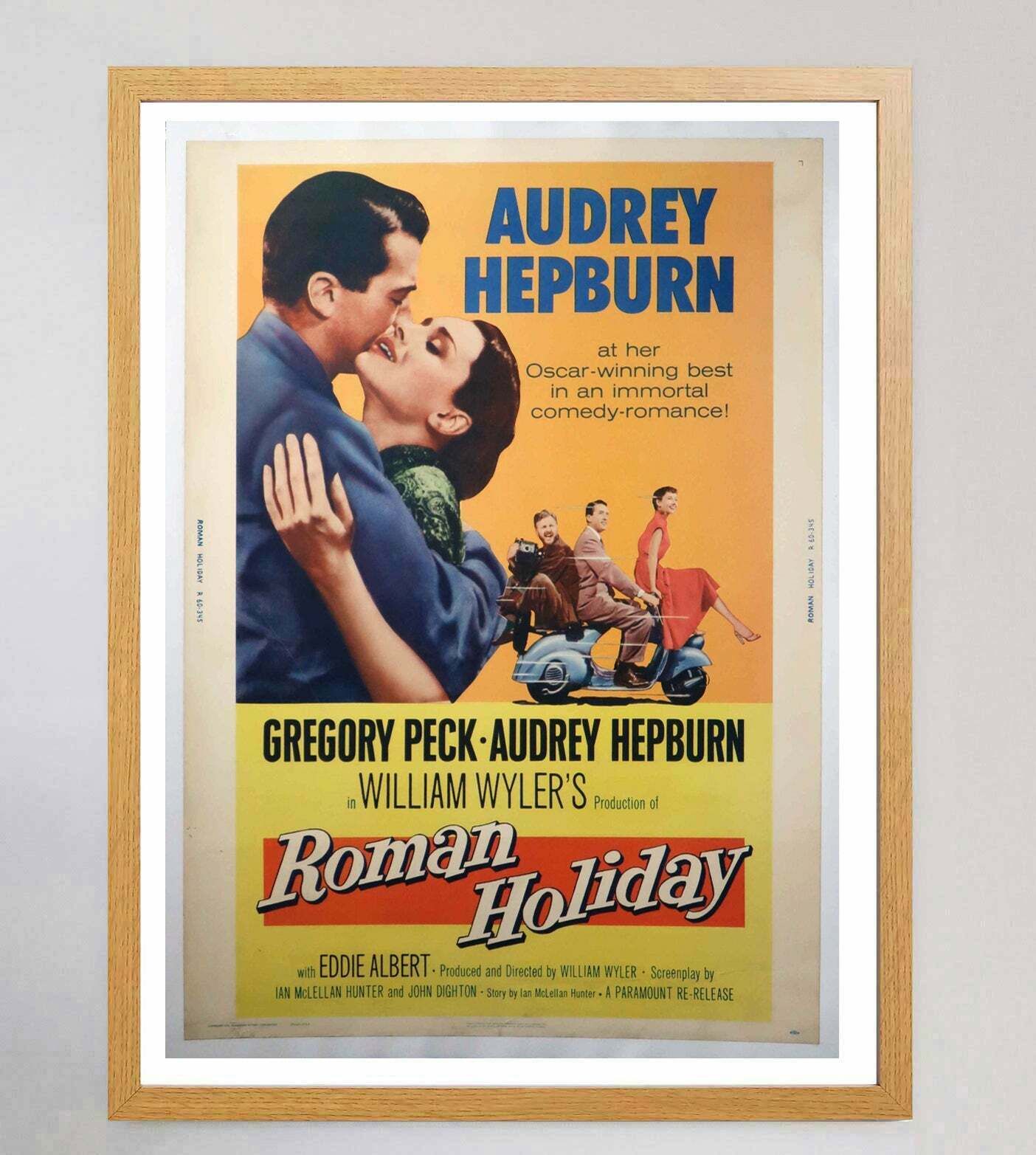 Roman Holiday Original Vintage Poster photo Art