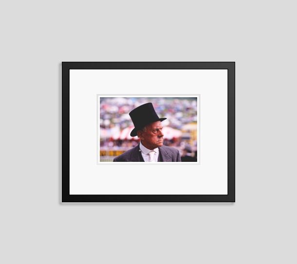 'A Topping Day Out At The Races' Homer Sykes Framed In Black