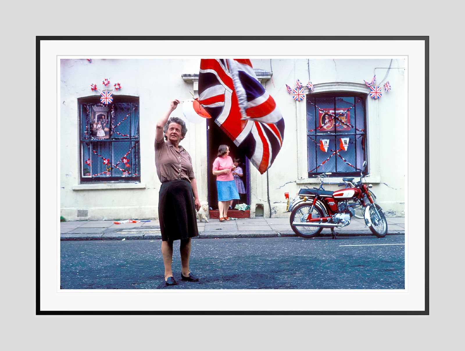 'British Celebration' Homer Sykes Framed In Black