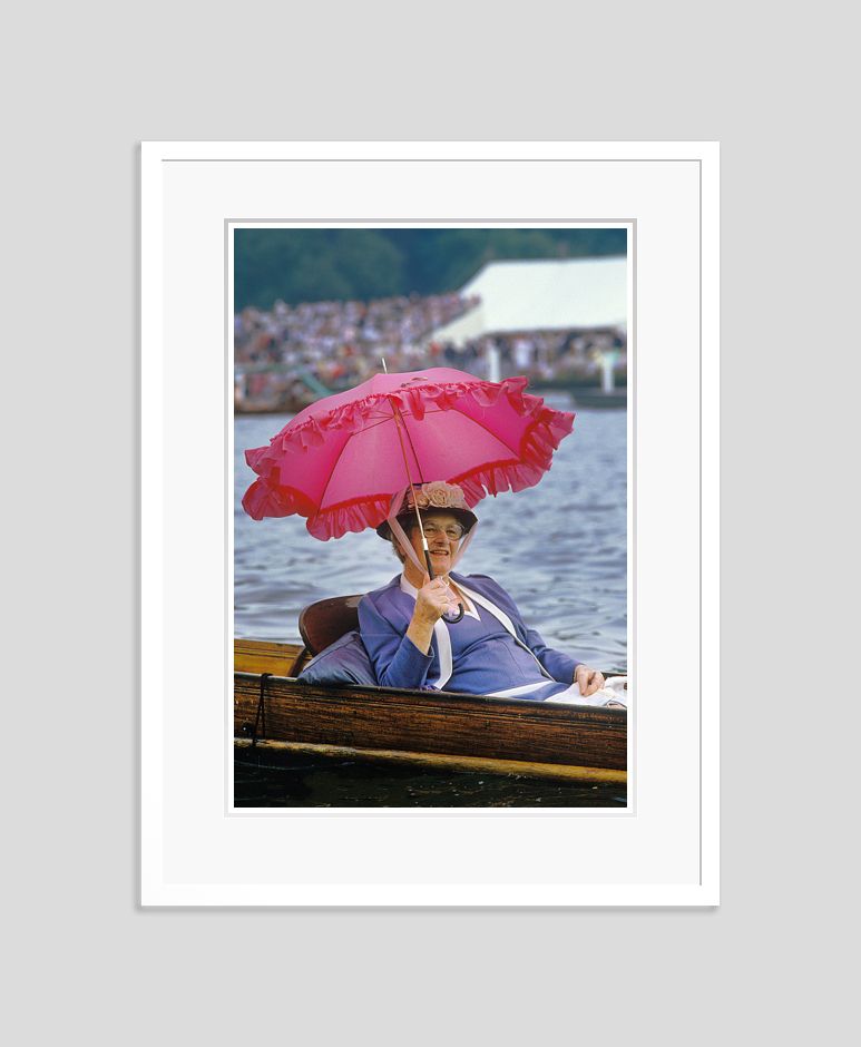 'Messing About On The River' Homer Sykes Framed In White photo for sale