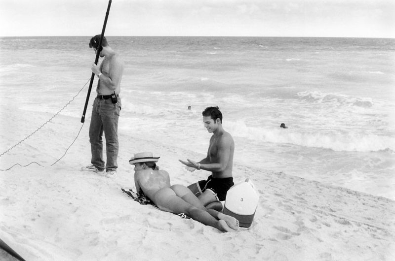 'Nude On Set' Homer Sykes Framed In Black photo furniture