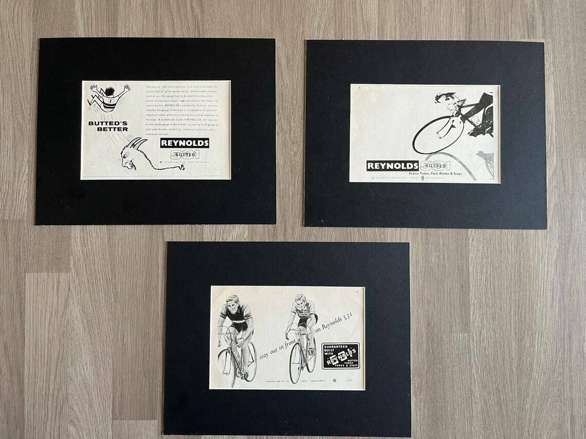 1960s Reynolds 531 Original Vintage Cycling Advertisements photo vinterior