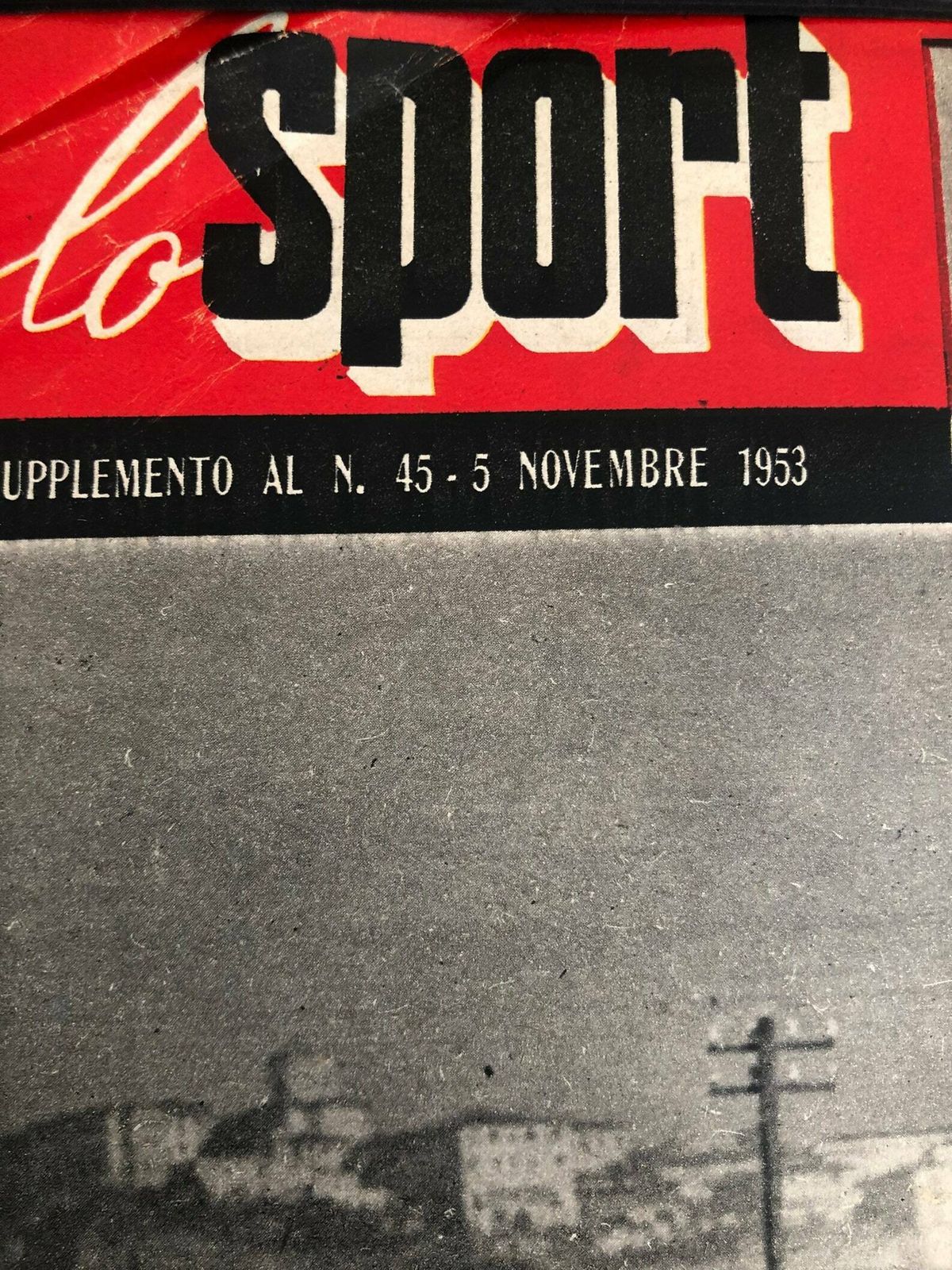 1951 Fausto Coppi Bianchi Original Vintage Cycling Print photo Art