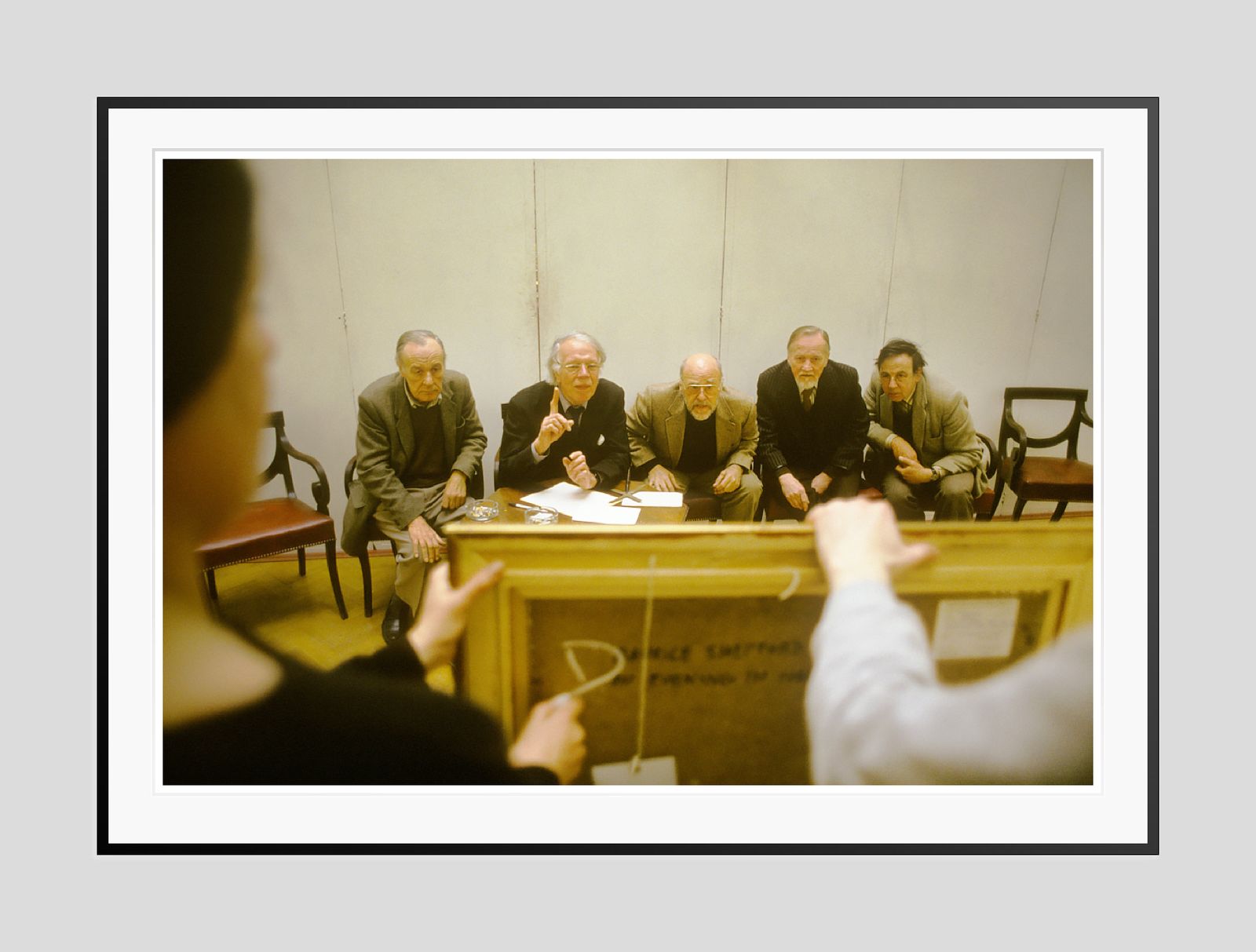 'The Judging Panel' Homer Sykes Framed In Black