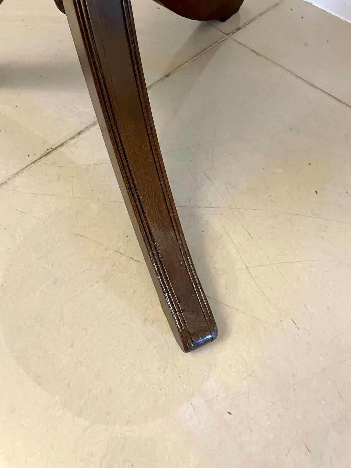 photo for sale Antique 19th Century Mahogany Two Tier Dumbwaiter