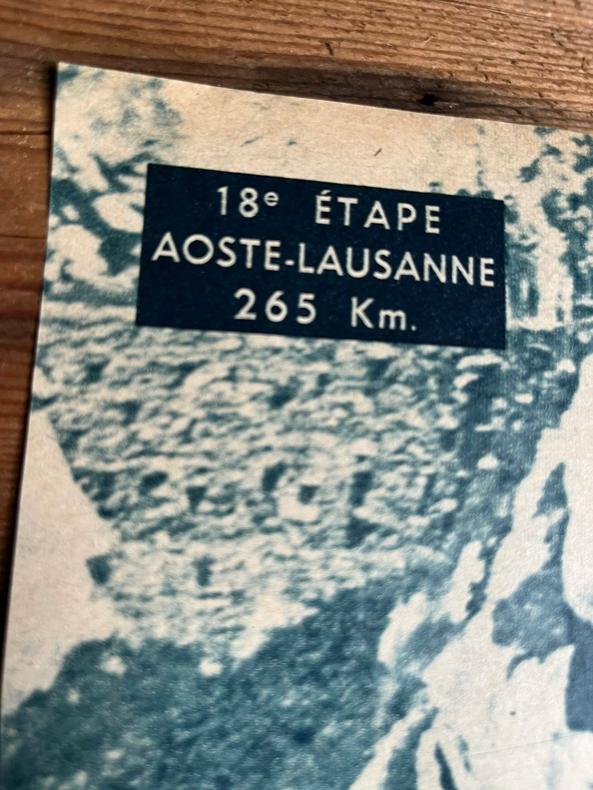 Gino Bartali Vintage Tour De France Cycling Print 1948 Sommet De St Bernard photo vinterior