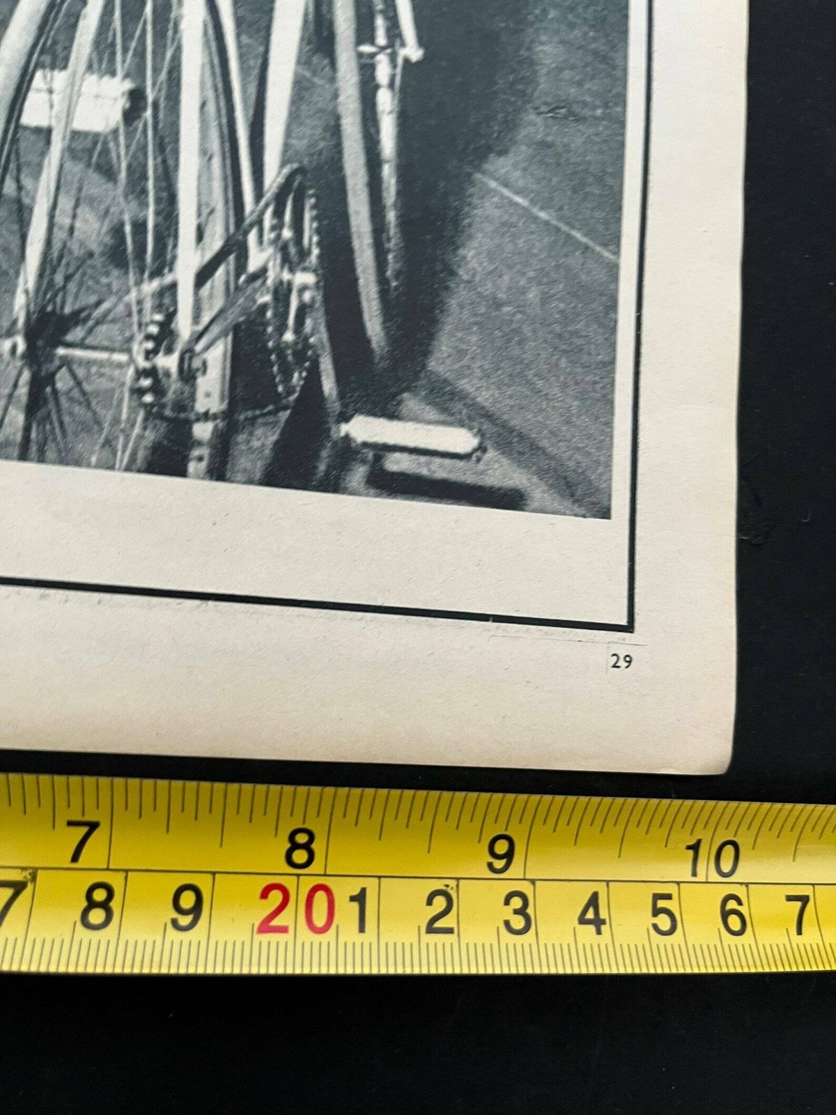 1951 Fausto Coppi / Bianchi Original Vintage Cycling Print photo 100.0