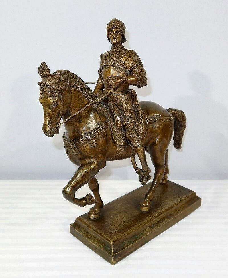Bronze "Le Colleone" After Verrocchio, Late 19th Century