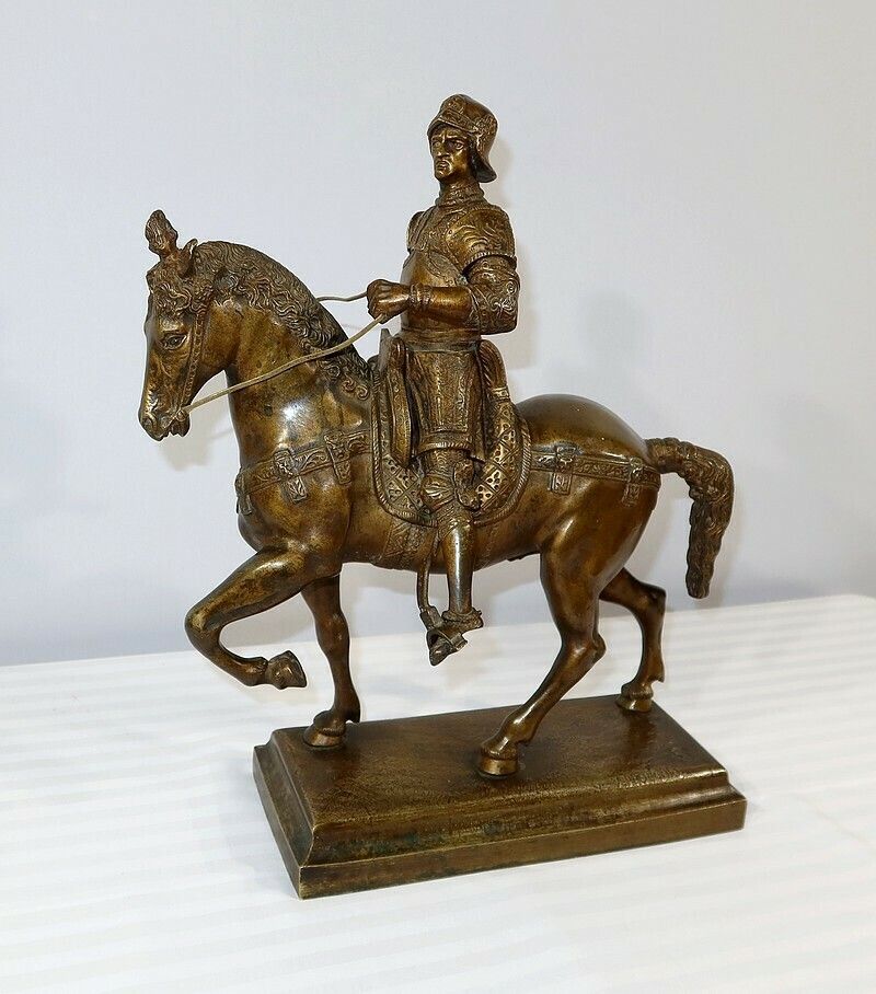 Bronze "Le Colleone" After Verrocchio, Late 19th Century photo for sale