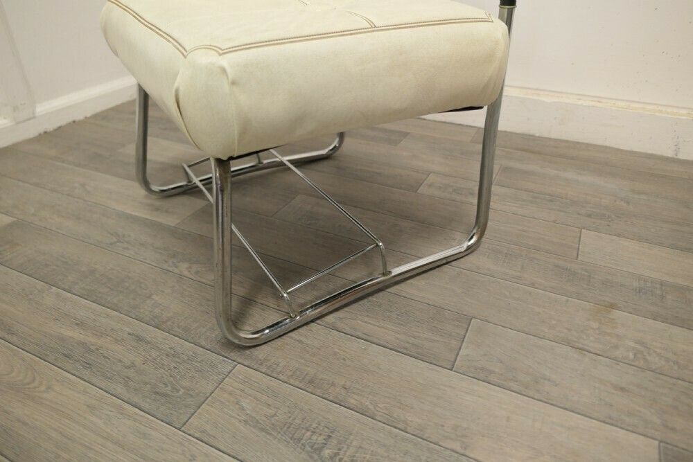 Mid Century Chrome And Vinyl Gentleman's Valet Seat, Suit Hanger photo for sale