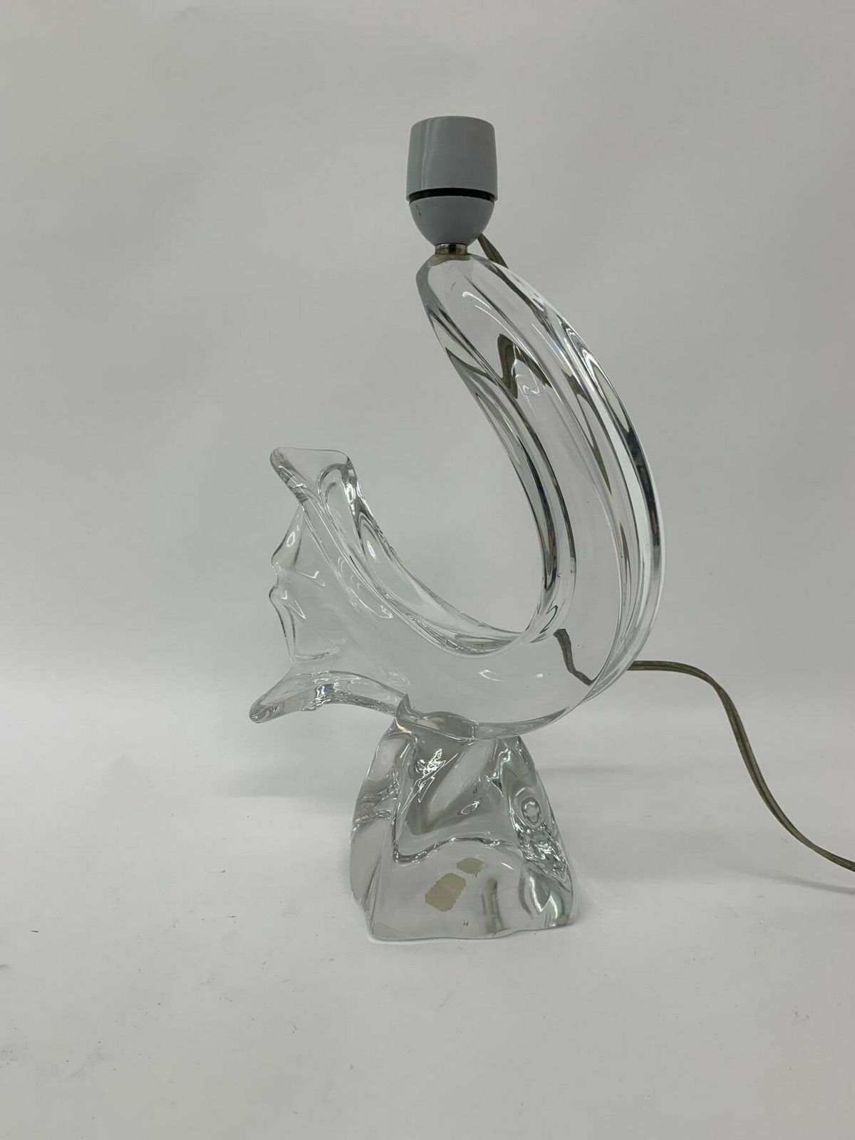 Set Of 2 Daum France Table Lamps Crystal , 1950’s photo 493.52