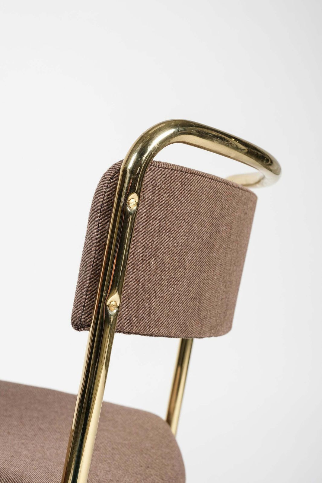 photo for sale Chair With Brass Frame, Italy, 70s
