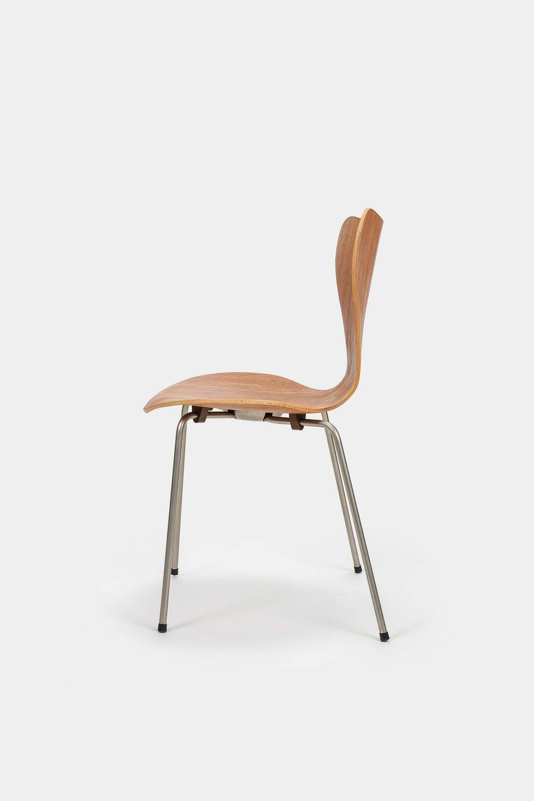 Arne Jacobsen, Teak Chair 3107, Fritz Hansen, Denmark, 50s photo 799.0