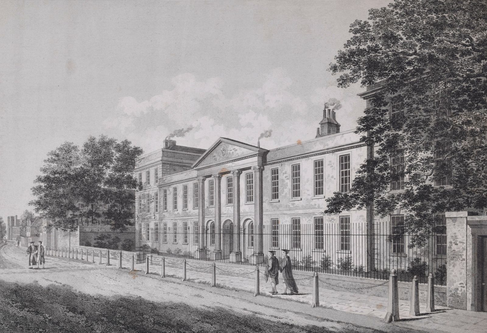 Samuel Sparrow (Active 1800) After John Kirby Baldrey (1750 – 1823) Emmanuel College, Cambridge photo for sale