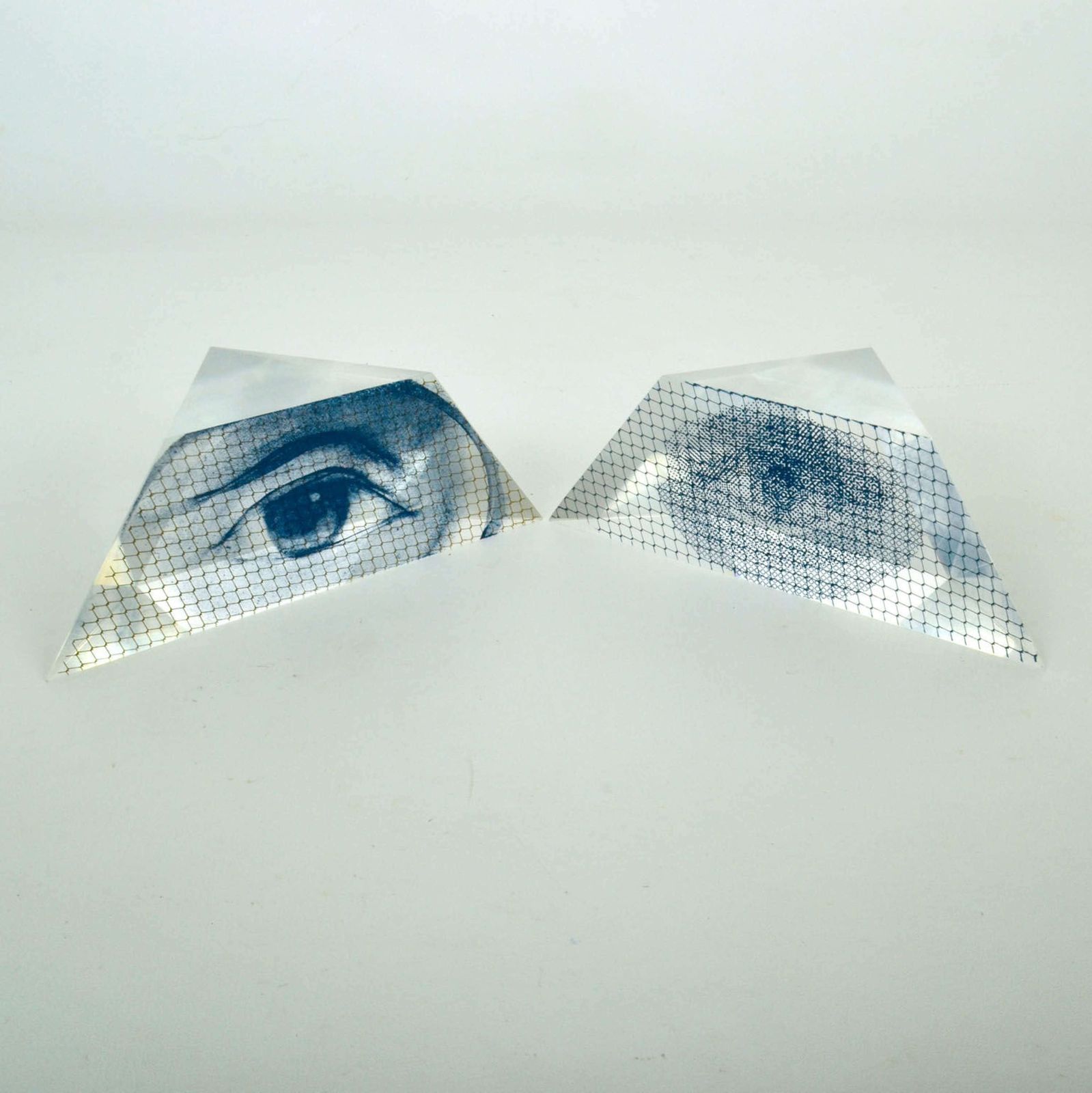 Home Decor Italian Surrealist Paperweights With Eyes In Acrylic photo
