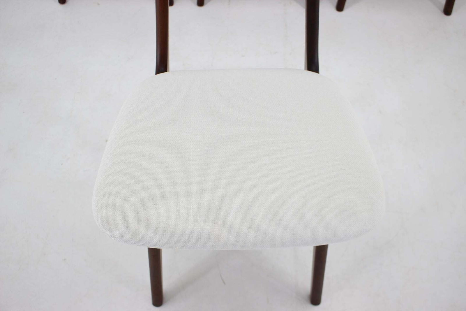 photo buy 1960s Ib Kofod Larsen Set Of 4 Teak Dining Chairs Model 74, Denmark