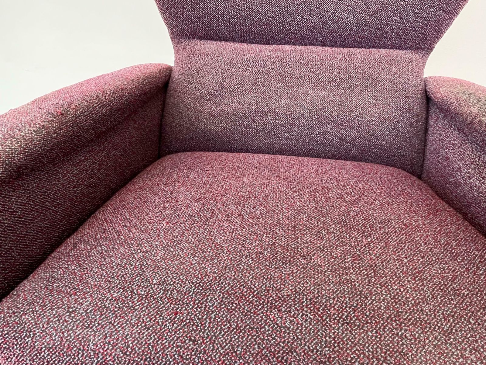 Mid Century Rare Beautiful Wing Chair Inspired By Marco Zanuso, 1970s photo vintage