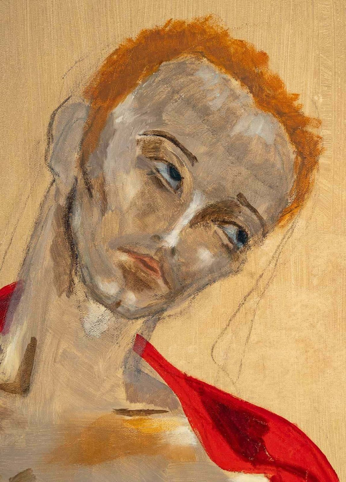 Painting Of A Man, 20th Century photo Art