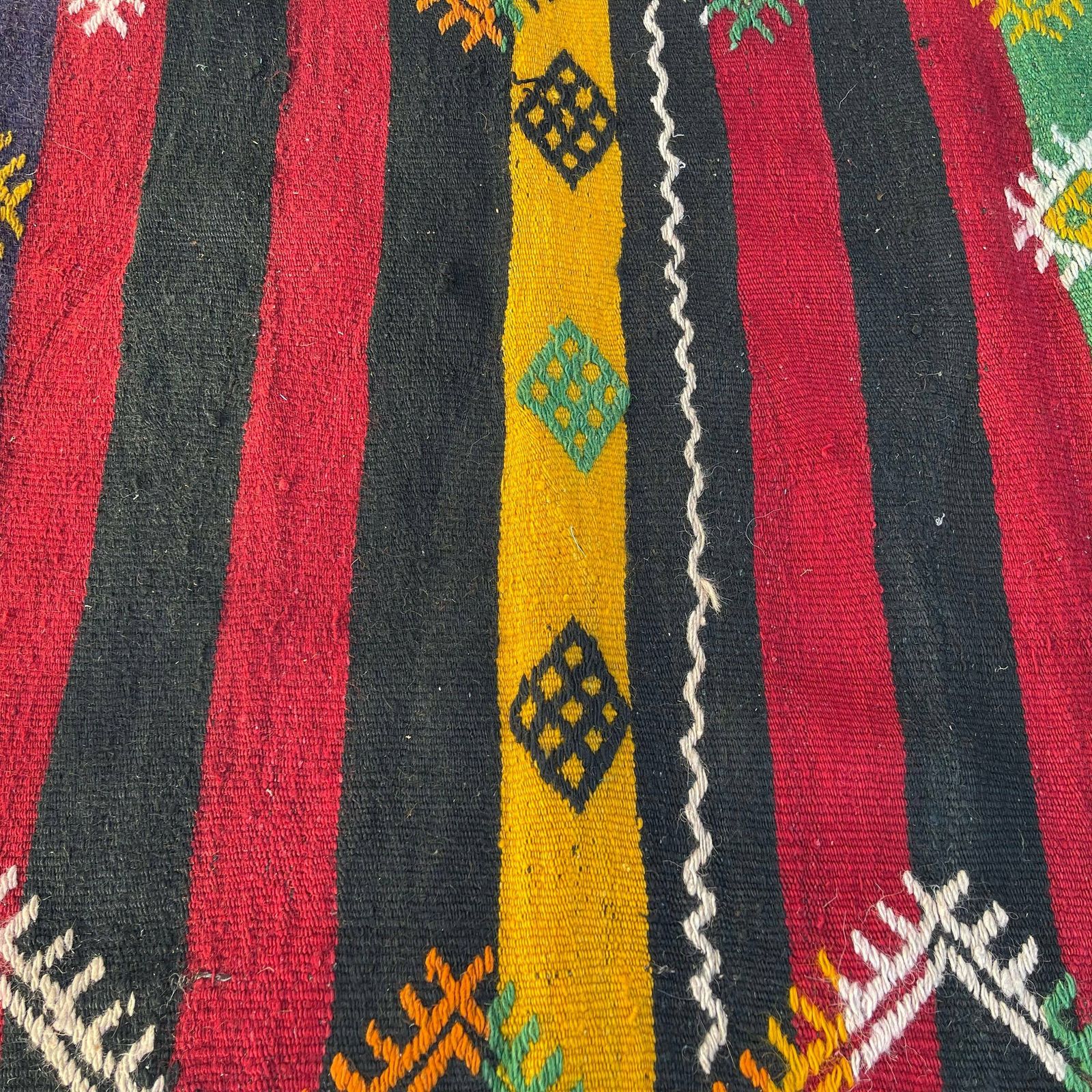 Traditional Turkish Kilim Rug ,Vintage Anatolian Turkish Kelim photo 305.0