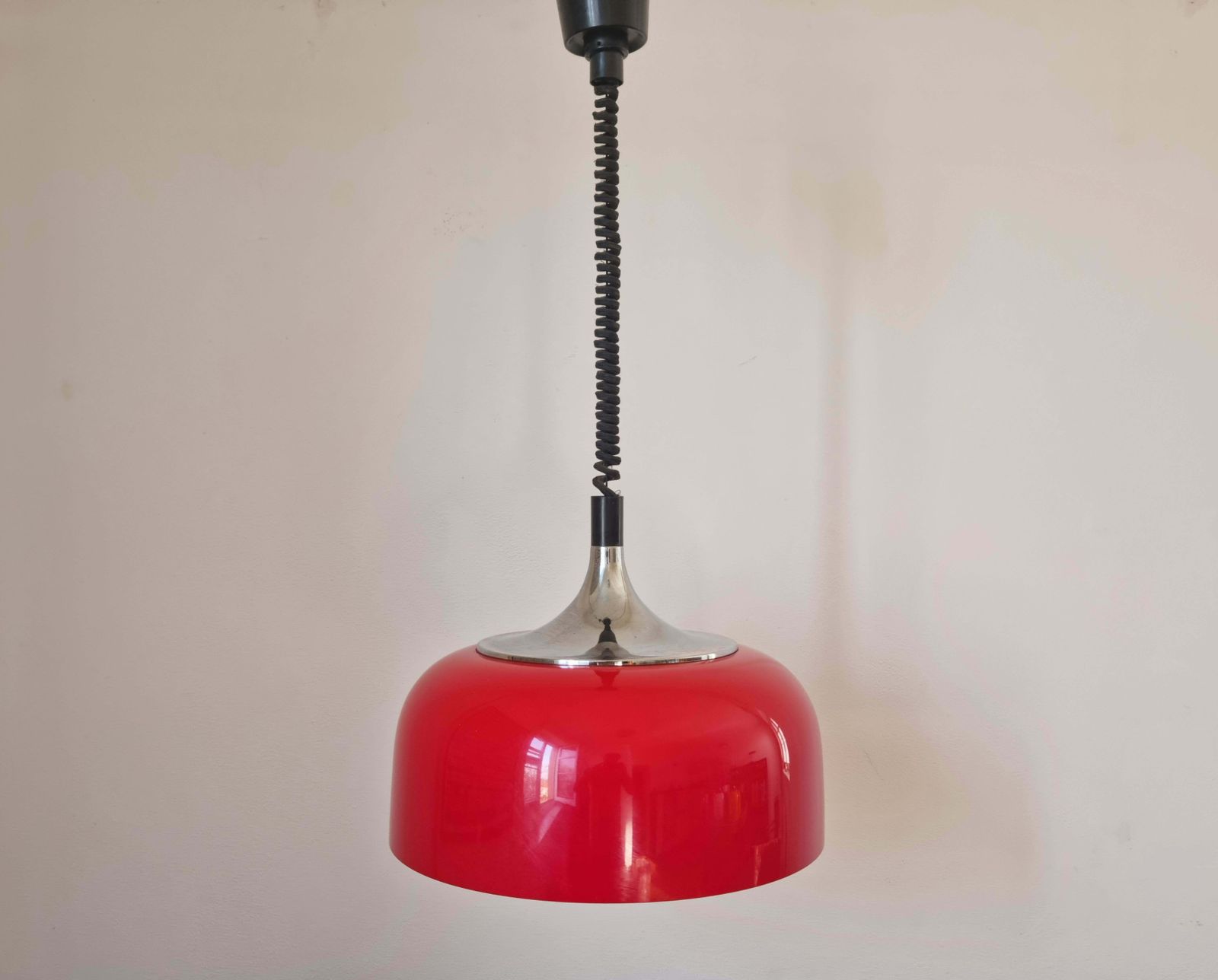 Midcentury Design Pendant Meblo, Harvey Guzzini, Italy, 1970s photo for sale