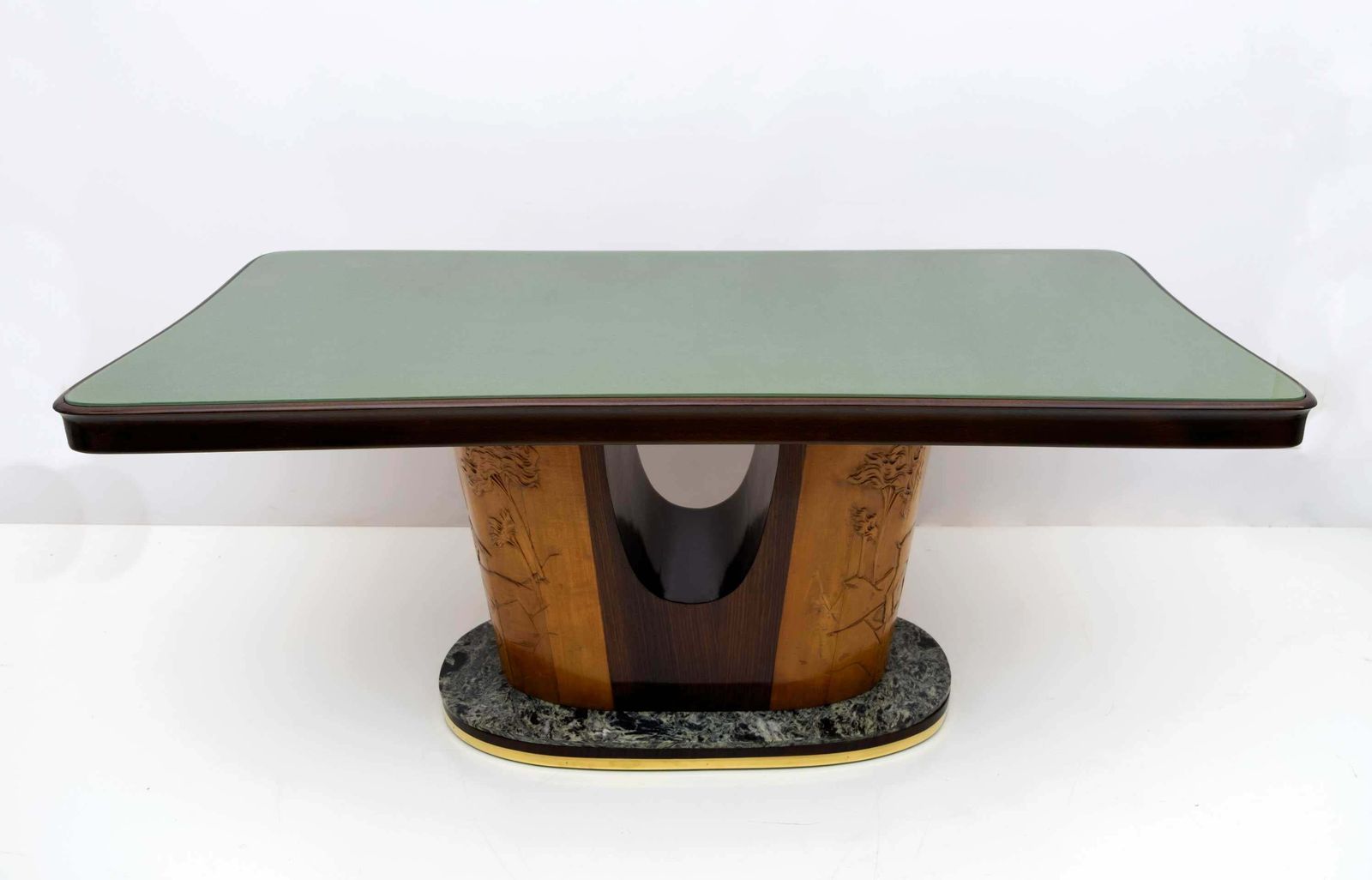 Vittorio Dassi Iconic Design Mid Century Modern Italian Dining Table, 1950s photo furniture