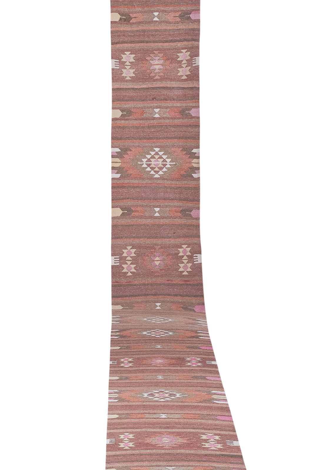 1970s Turkish Oushak Long Kilim Runner Rug   Stair Kilim photo furniture