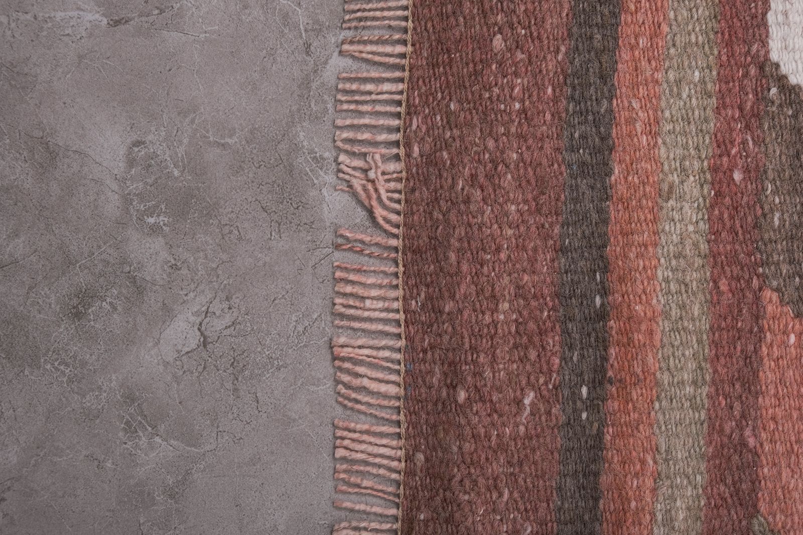 1970s Turkish Oushak Long Kilim Runner Rug   Stair Kilim photo Textiles