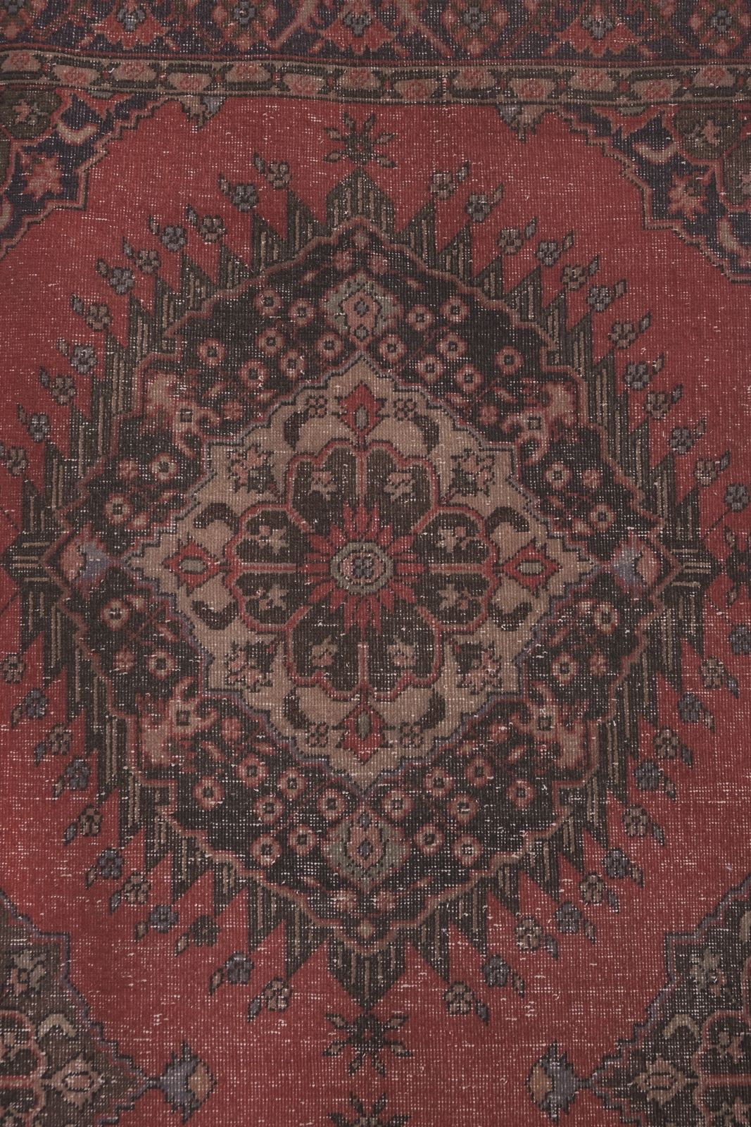 Vintage Faded Turkish Runner Rug 3'4'' X 13'3'' photo furniture