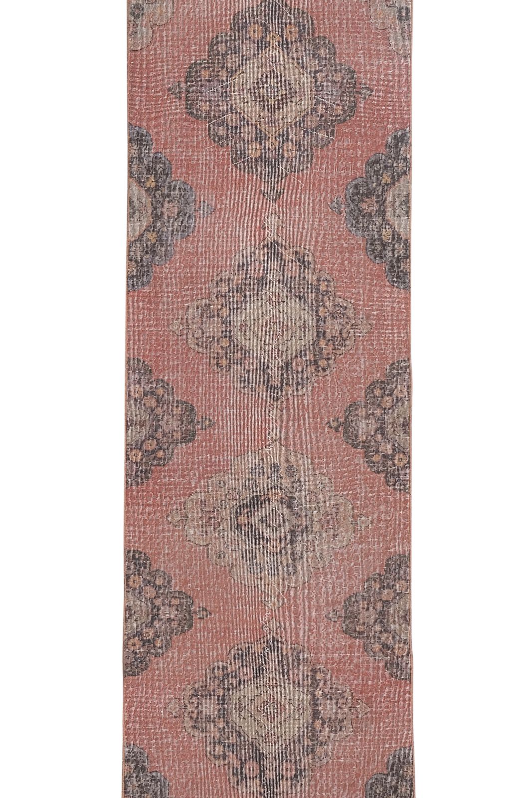 1970s Turkish Oushak Hand Knotted Runner Rug photo for sale