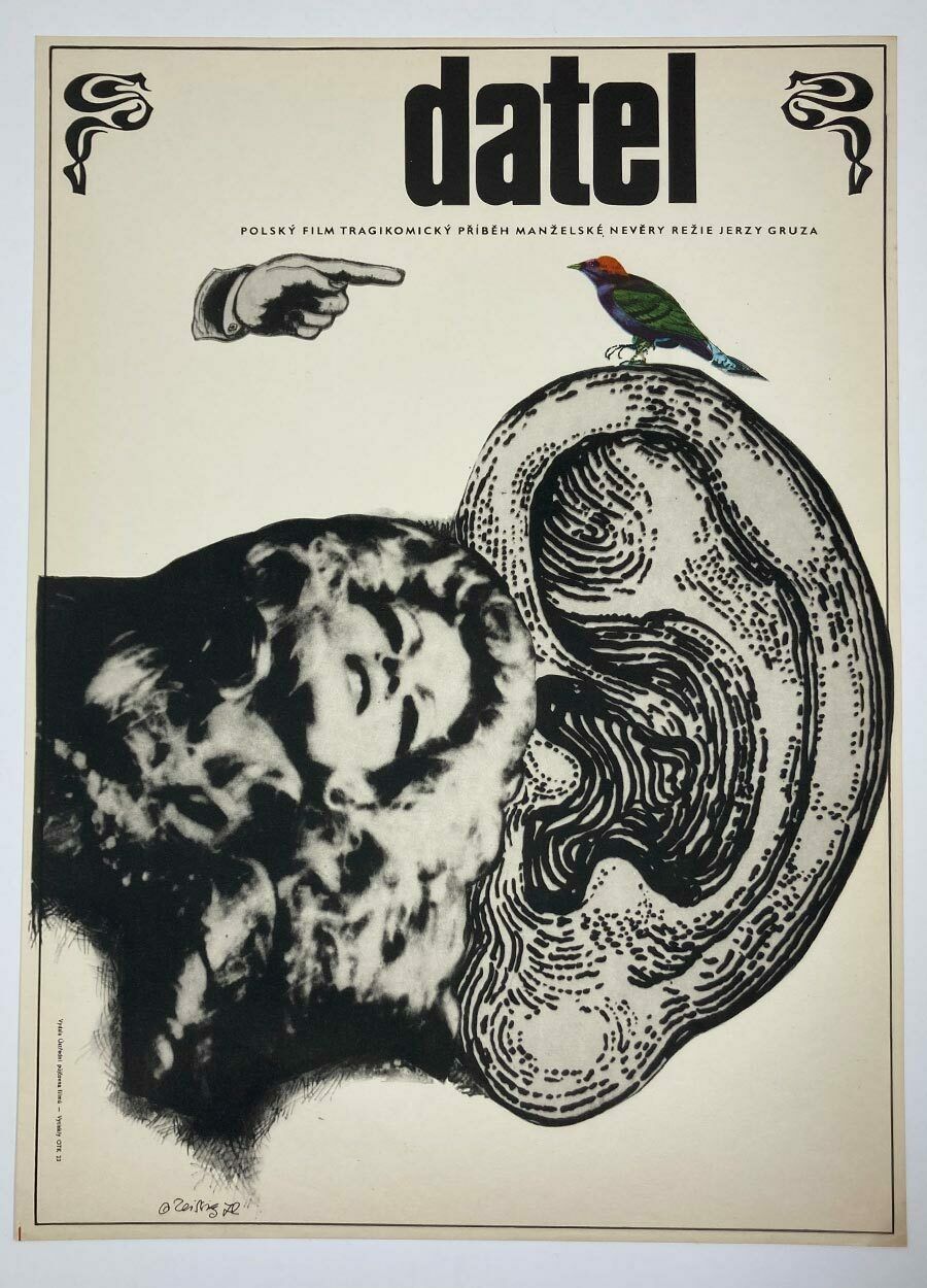 photo for sale Movie Poster, The Woodpecker, Karel Teissig, 1970