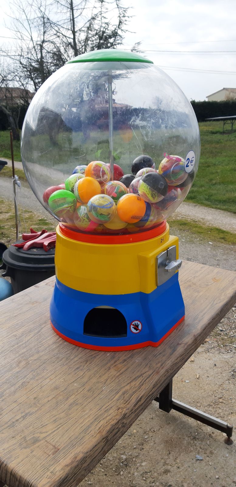 Funfair Game Ball Dispenser, 1970s photo furniture