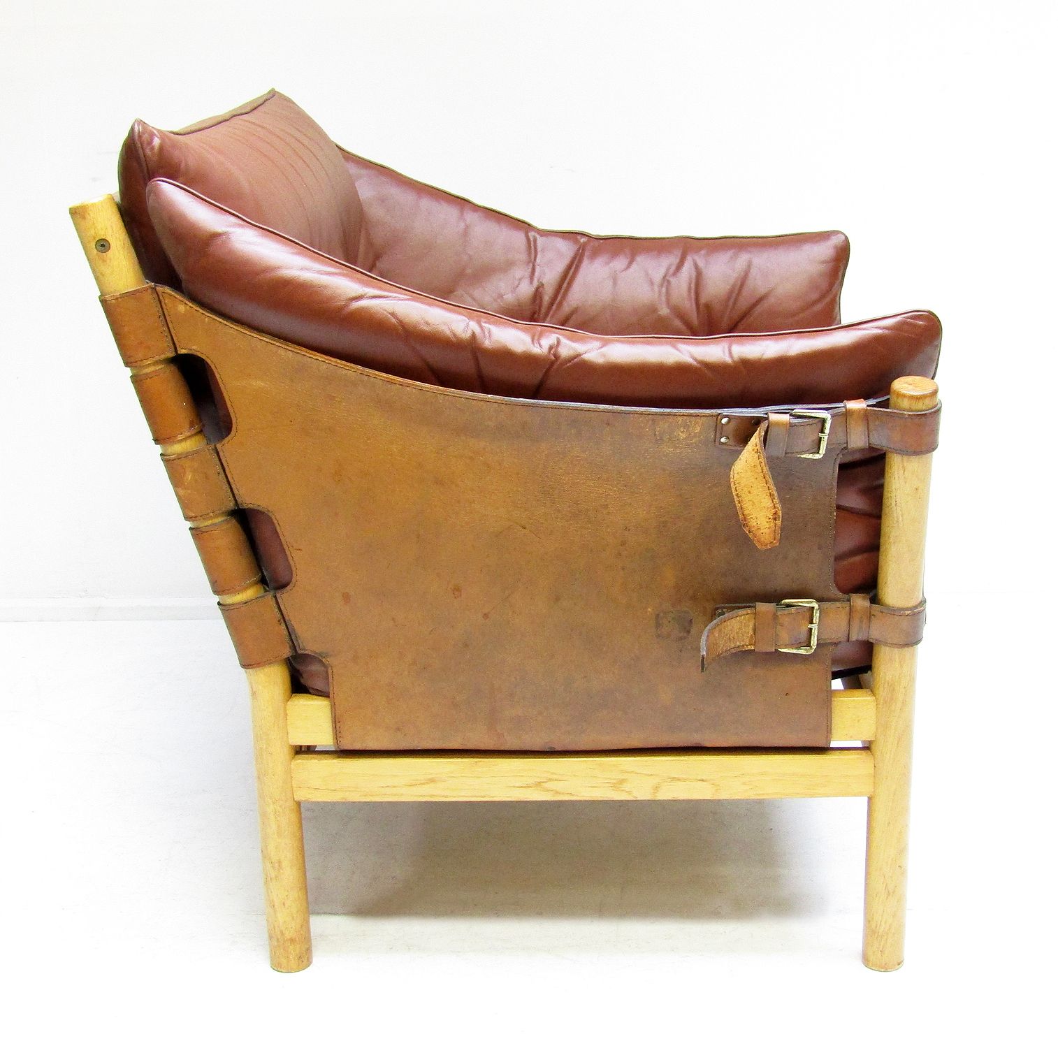 Swedish 1960s Ilona Lounge Chair In Leather By Arne Norell photo furniture