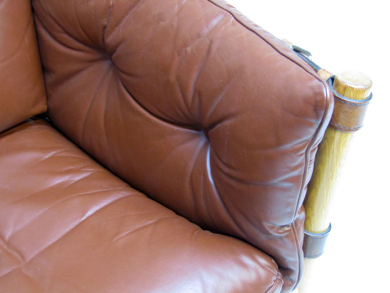 photo for sale Swedish 1960s Ilona Lounge Chair In Leather By Arne Norell