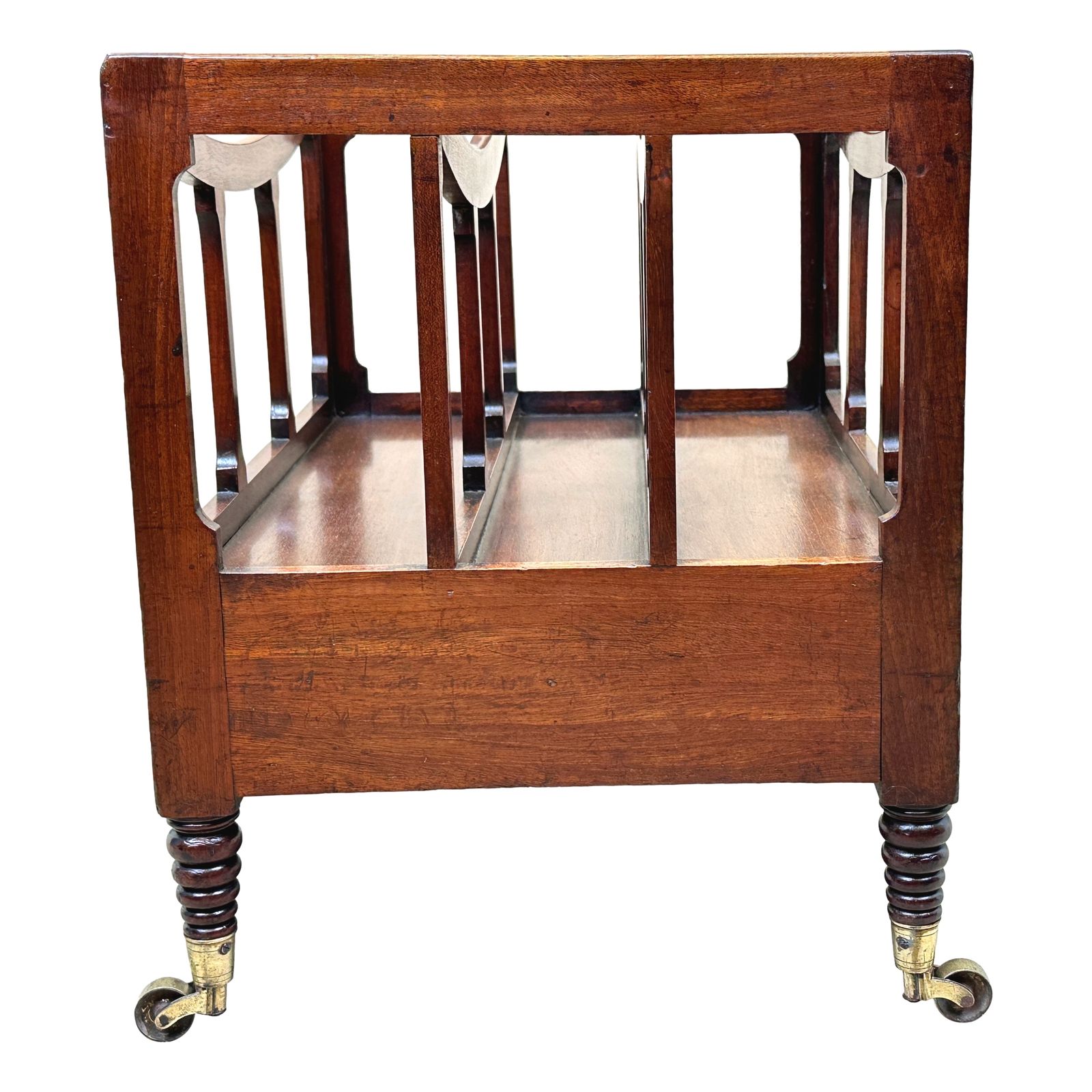 Regency Mahogany Boat Shaped Canterbury (England, Circa 1820) photo for sale