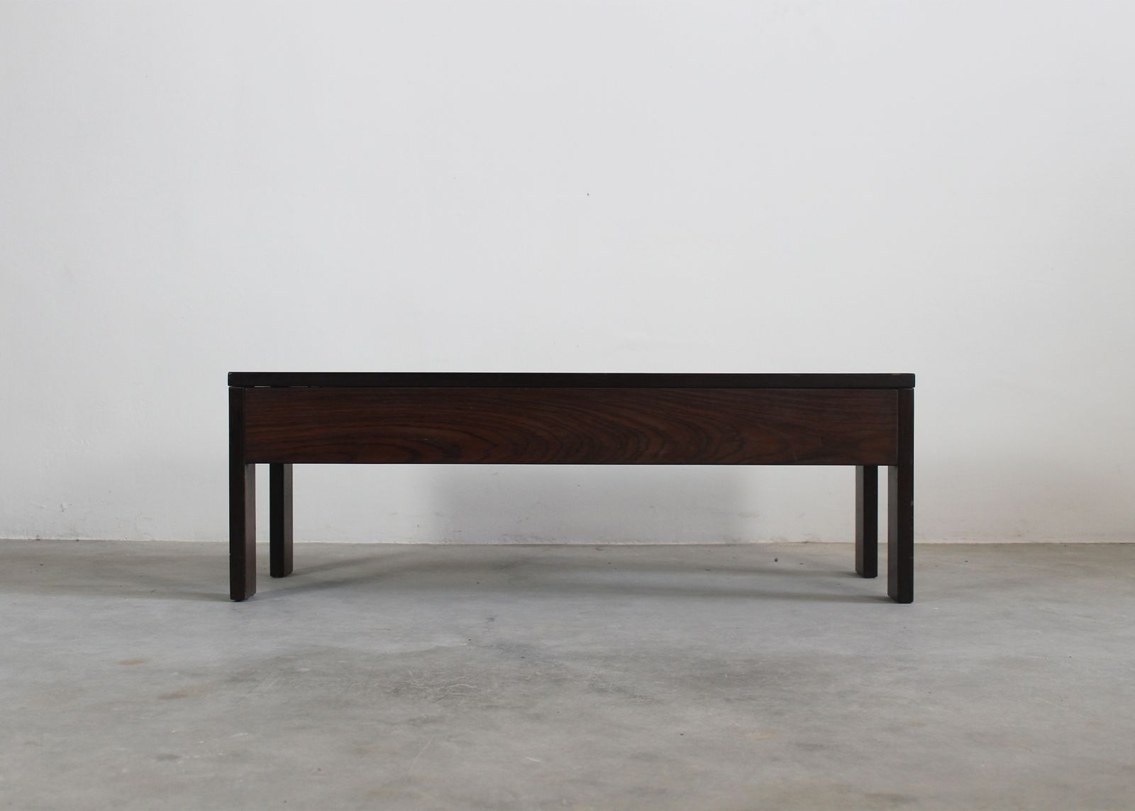 Ettore Sottsass Rectangular Coffee Table In Wood By Poltronova 1960s Italy photo furniture