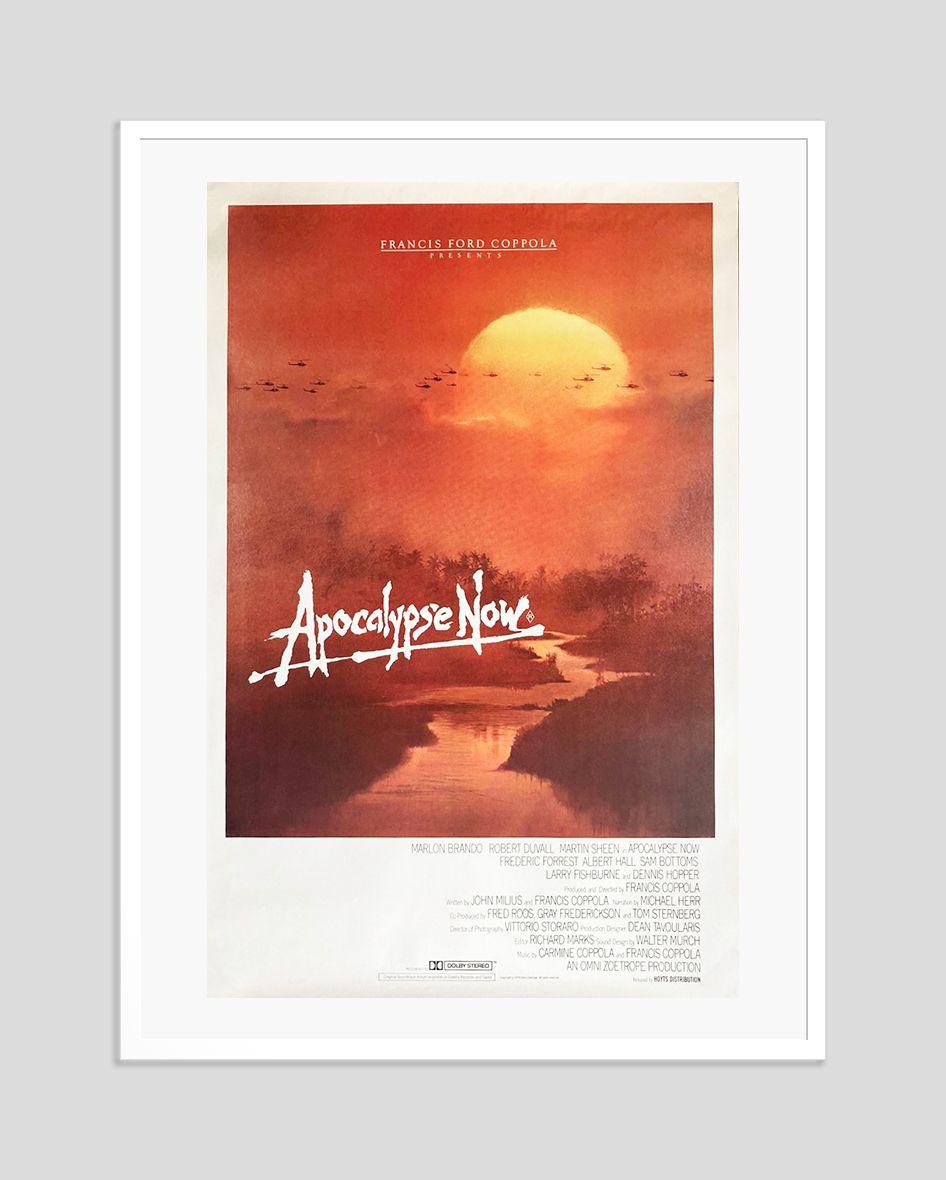 Apocalypse Now Vintage Poster Framed In White
