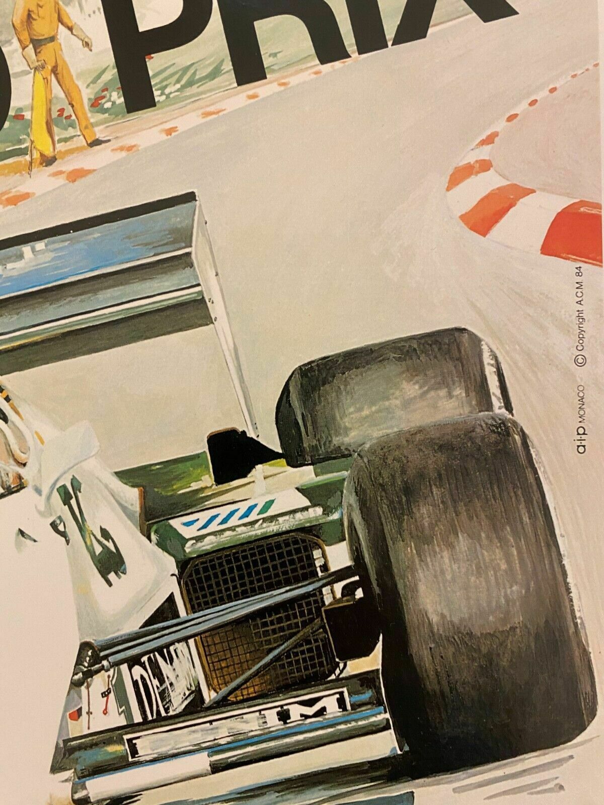 photo for sale Pierre Berenguier, 1984   Monaco 84   Advertising Offset Poster Linen Backed