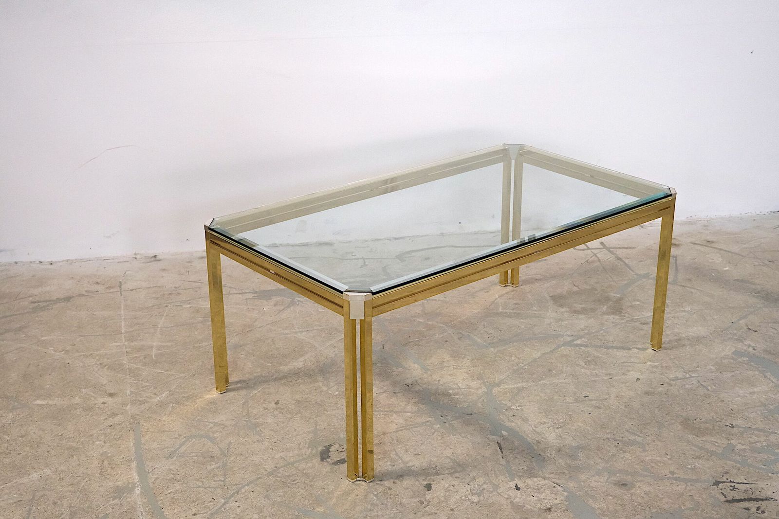 Italian Chrome And Glass Coffee Table, 1970s photo 606.0