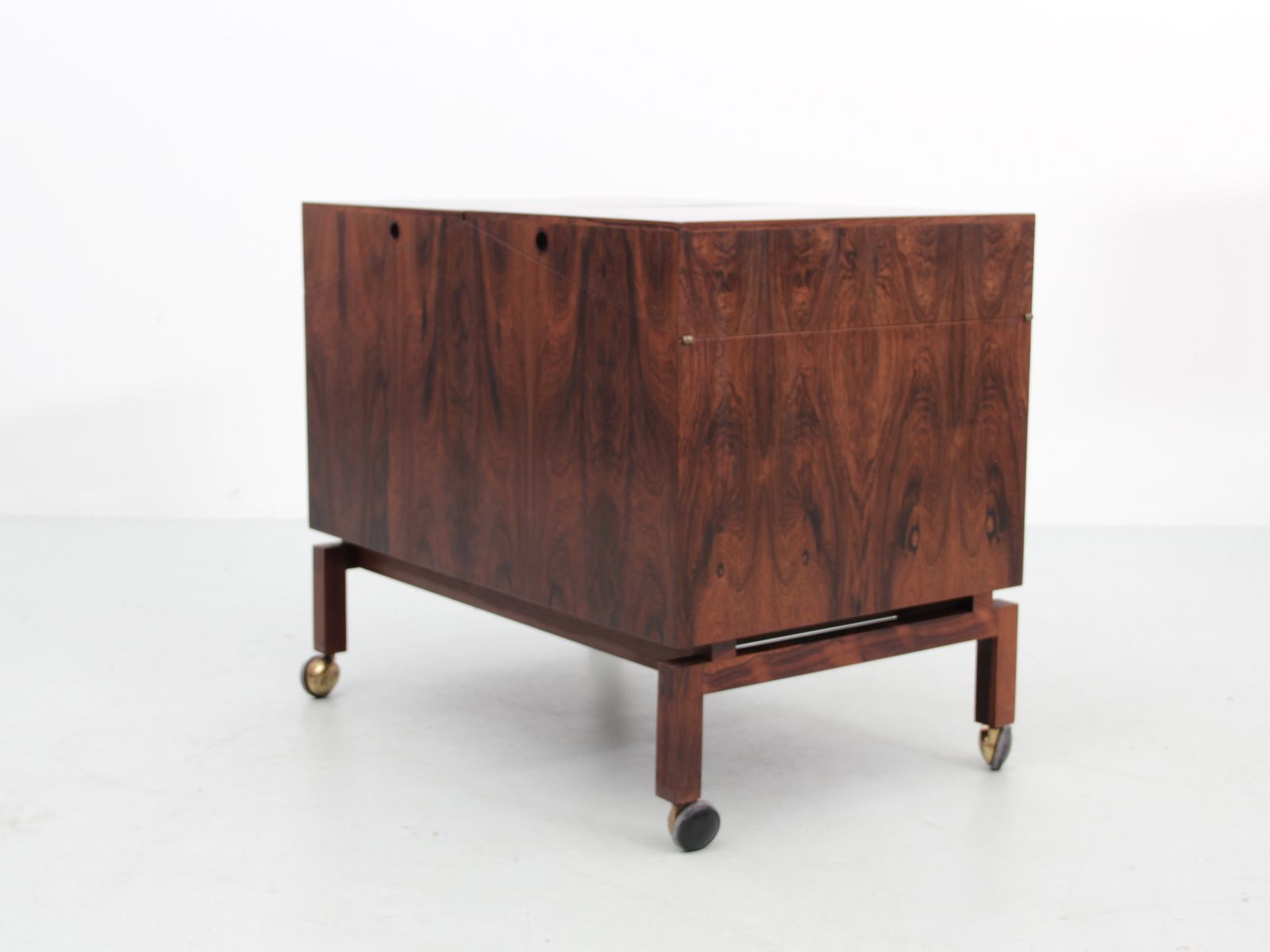 Mid Century Modern Scandinavian Bar In Rosewood By Lief Alring. Cf Christiansen photo vintage