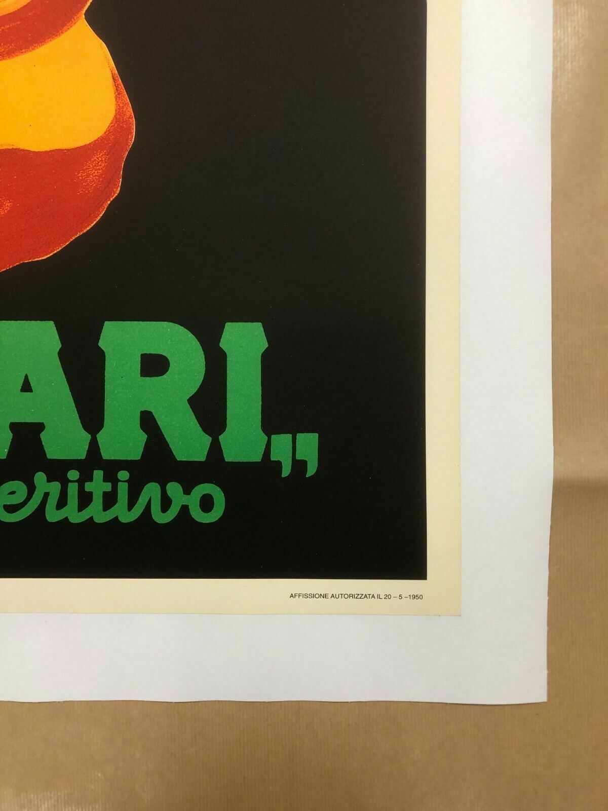 Art Leonetto Cappiello, 1970s   Spiritello Campari   Vintage Affiche Linen Backed On Canvas photo