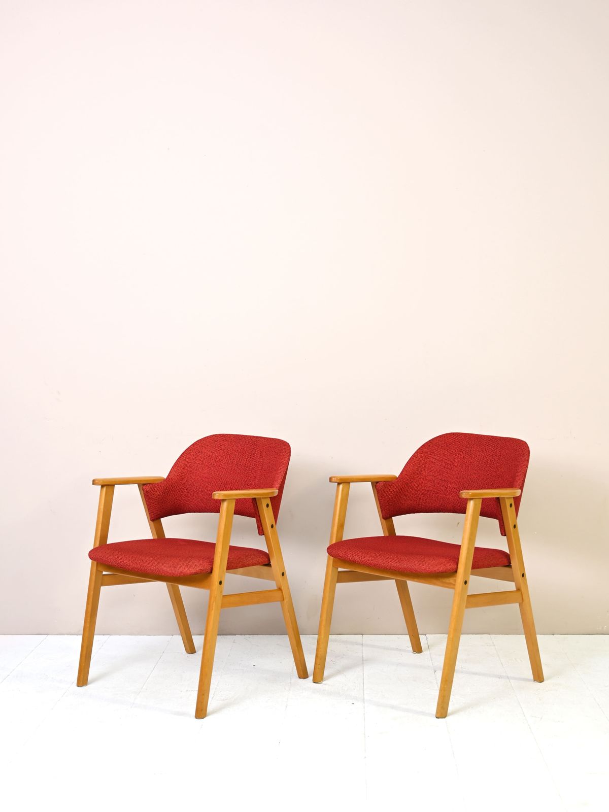 Pair Of Nordic Vintage Armchairs photo for sale