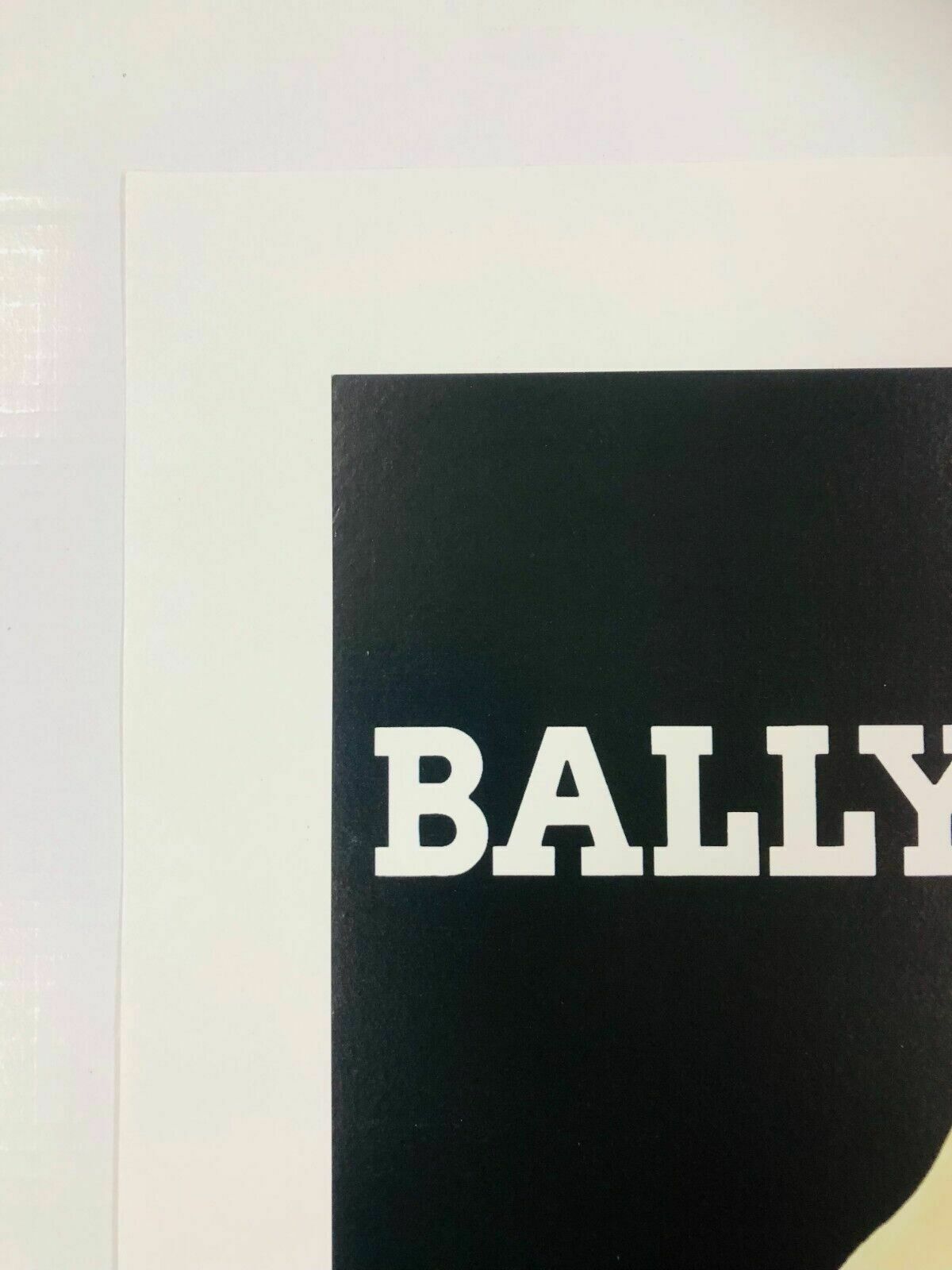 Bernard Villemot, C.A. 1980s   Bally Femme Au Ballon   Original Vintage Poster Linen Backed On Canvas Cm 60 X 40 photo Art