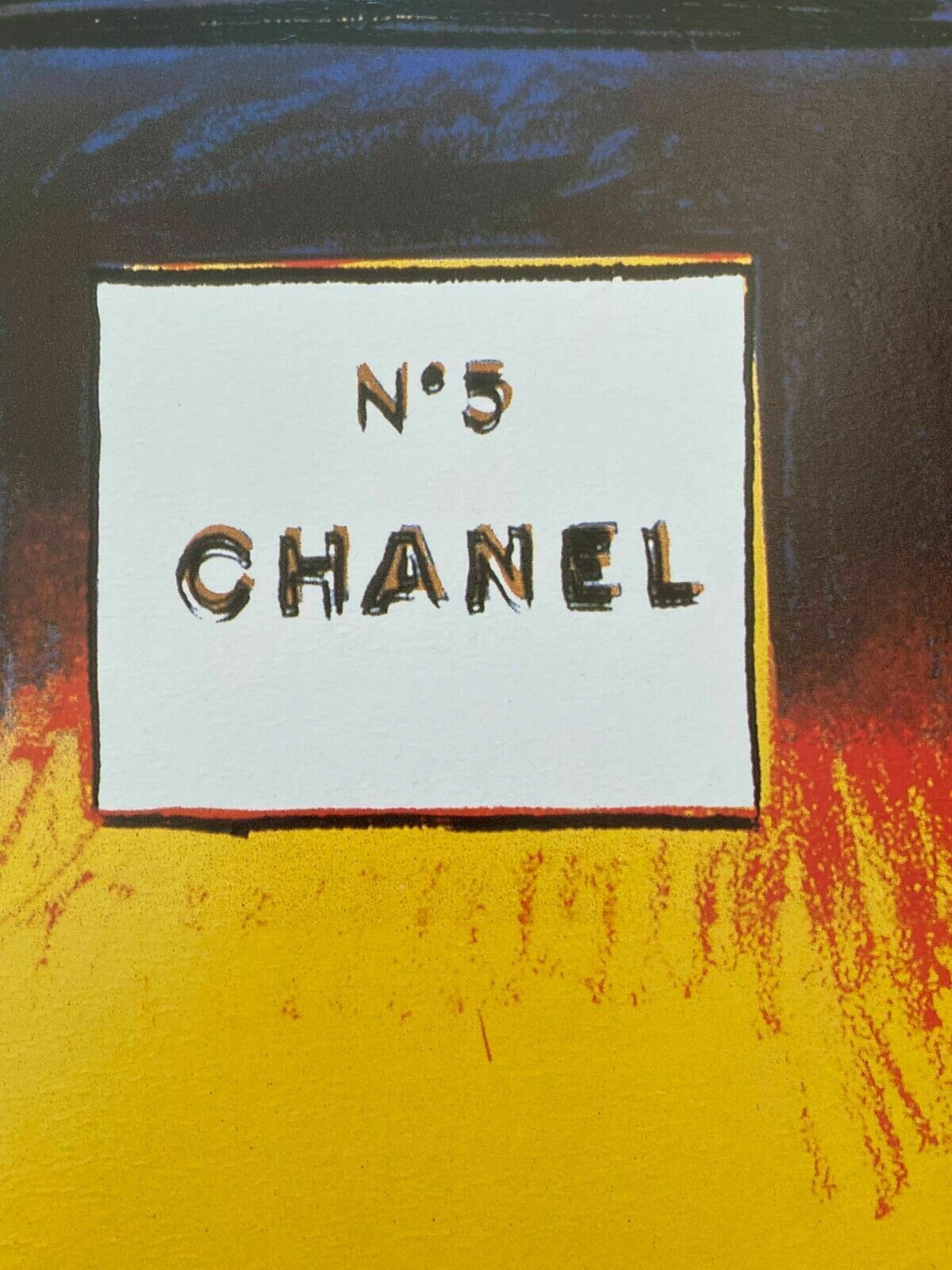 photo buy Andy Warhol, 1997   Chanel N.5 Yellow   Original Vintage Poster Linen Backed