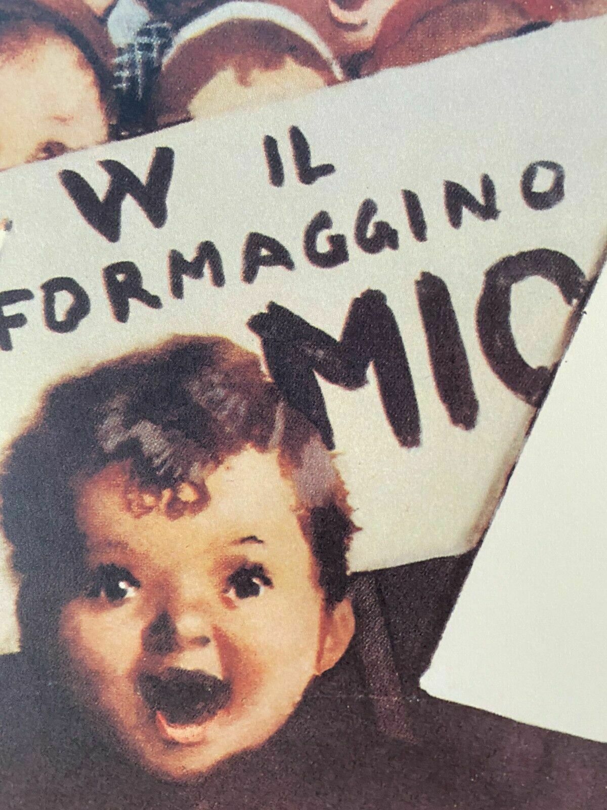 370.0 Gino Boccasile, 1970s   Formaggino Mio   Original Vintage Affiche Cm 99 X 69 photo