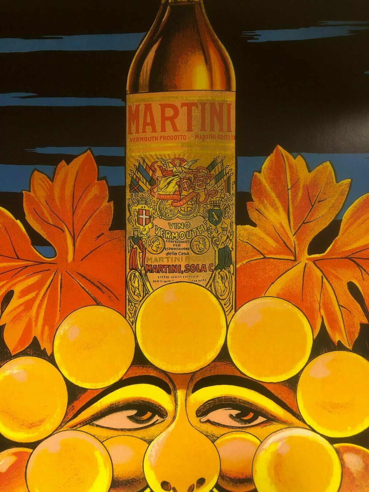 Art San Marco, C.A. 80s   Martini Vermouth   Advertising Beautiful Affiche photo