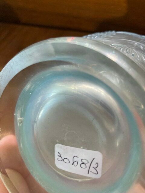 photo for sale Antique Liberty / Art Deco Vase In Iridescent Opal Glass From The 1930s. Gorgeous